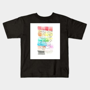 Rainbow traces Kids T-Shirt